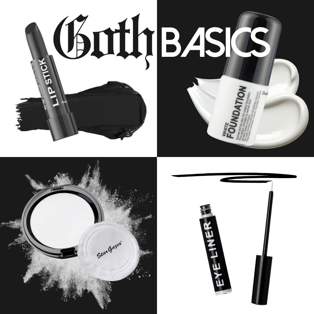 Stargazer - Goth Basics Bundle Foundation - WeiÃŸ/Schwarz
